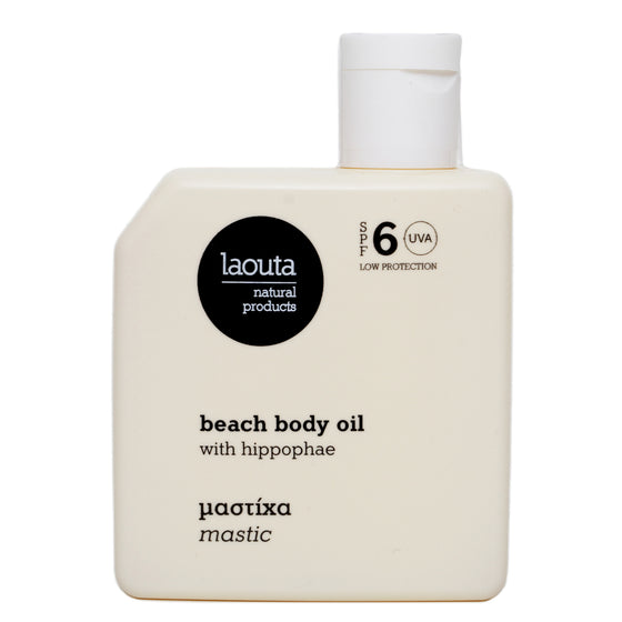 Laouta Beach Body Tanning Oil Mastic Spf6